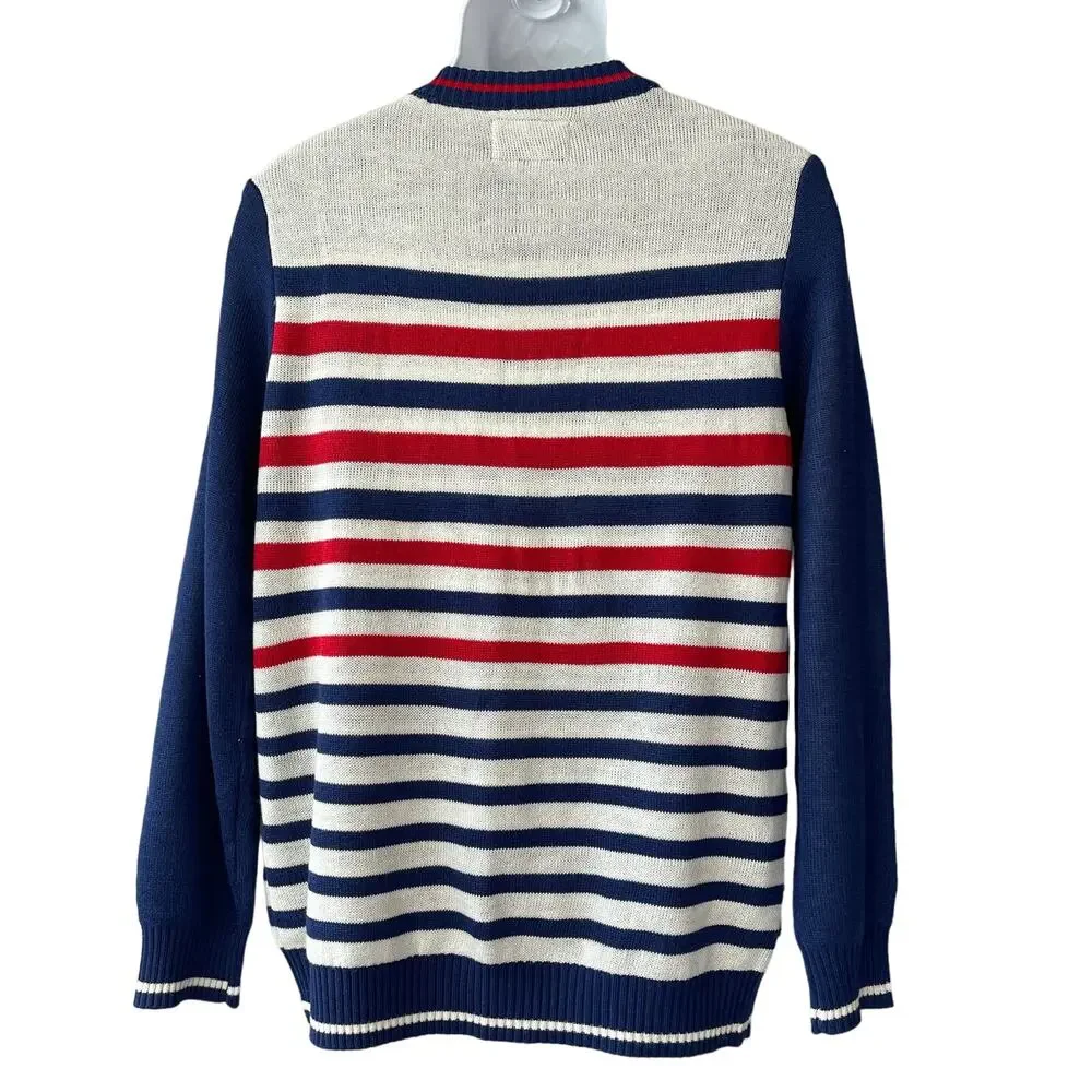 Tipsy Elves USA Striped Sweater Size Medium NWOT